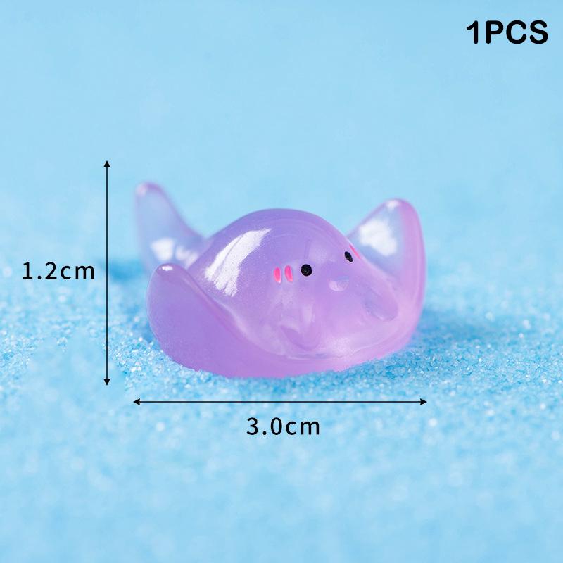 Мультяшный светящийся орнамент мини-светящийся кулон в виде животного микро-сада ландшафтные украшения своими руками игрушки украшения для аквариума