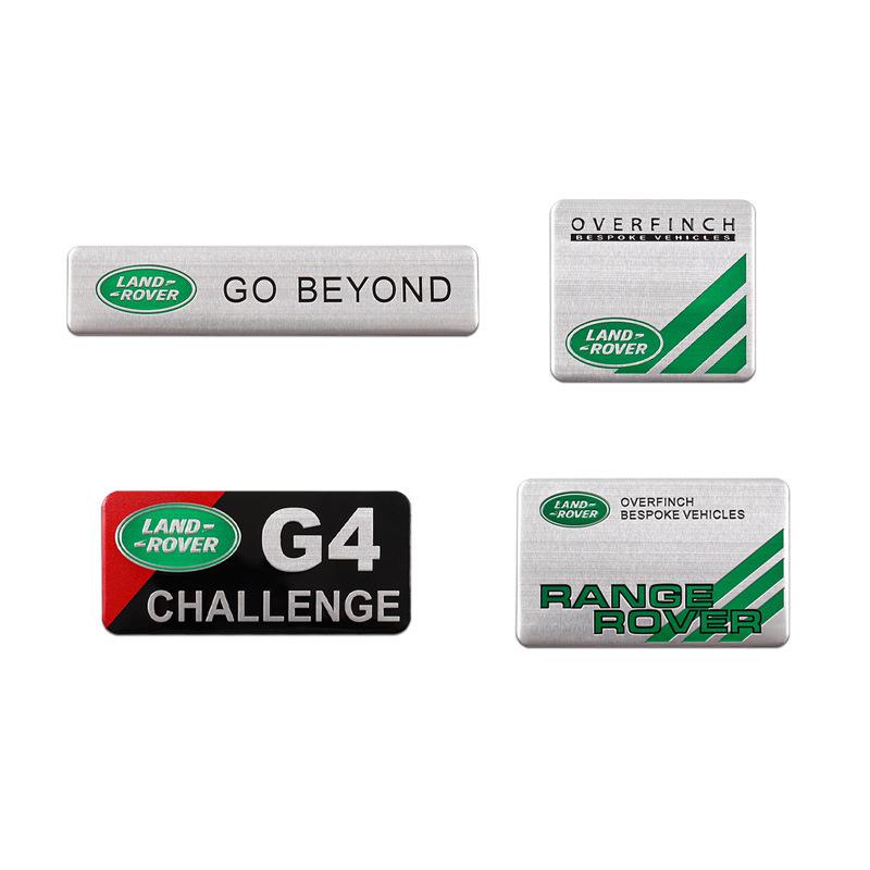 Совместимая металлическая наклейка-эмблема на заднюю часть для Land Rover Range Rover, Evoque, Velar, Discovery и Defender