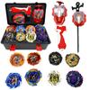 Набор из 8 гироскопов Beyblade Burst Super King с искрящимся пусковым устройством и коробкой для хранения
