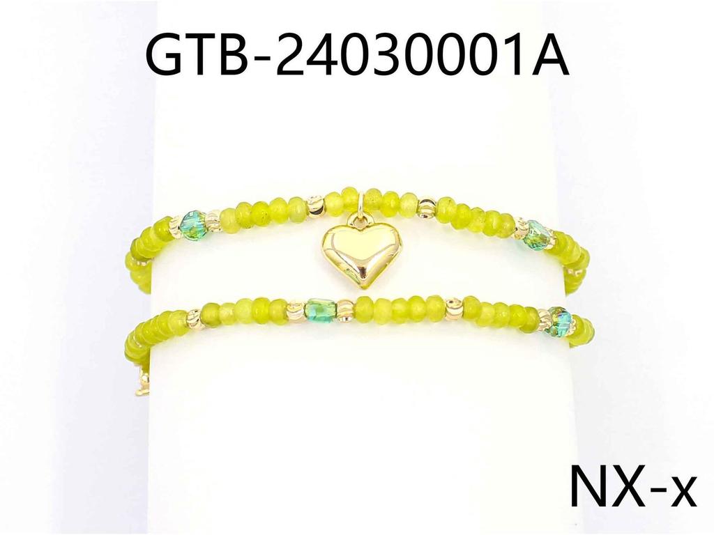 Высококачественный позолоченный браслет из натуральных камней - идеальный подарок для девушки или друга