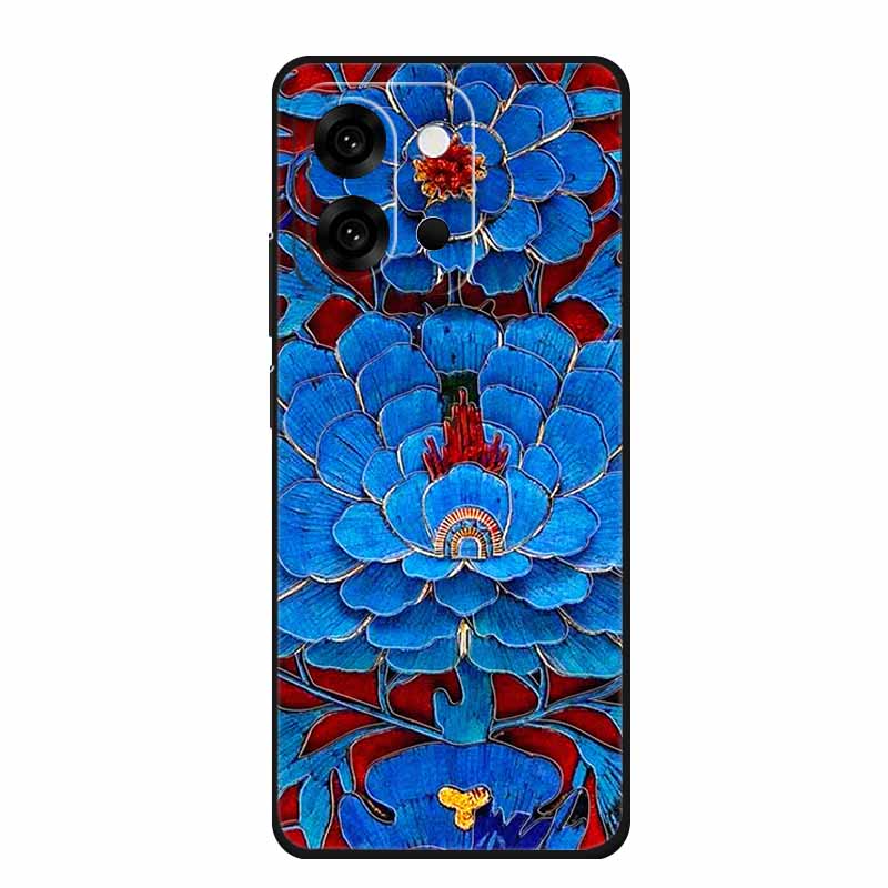 3D Тисненый Чехол Для OnePlus 13T 2025 Чехол Для Телефона 13 T Coque Цветы Силиконовый Мягкий Задний Чехол Для OnePlus 13s 2025 Чехол 13 s Funda
