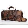 24-дюймовая сумка из натуральной кожи | Кожаная сумка для путешествий на выходные | Спортивная сумка для мужчин