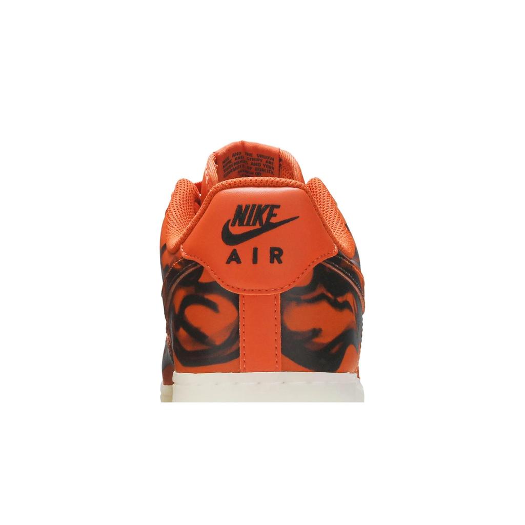 Nike Air Force 1 Low 'Оранжевый Скелет' (унисекс) Кеды Starfish / Белый / Черный CU8067 800
