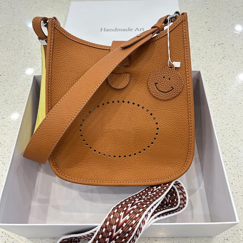 Сумка-тоут Evelyn из натуральной кожи через плечо - Женская сумка из коровьей кожи с широким плечевым ремнем