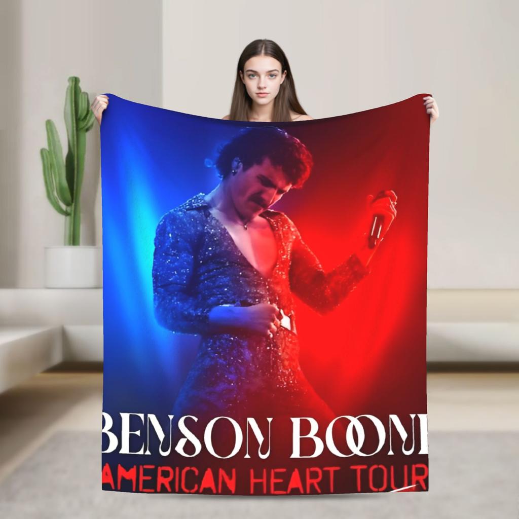 Benson Boone Sunflowe Warm Soft Blanket  Decorative Plush Bedding Throws Graphic Couch Bed Flannel Bedspread Sofa Bed Cover