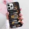 Косметический карандаш для бровей Печатный чехол для телефона для iPhone 17 Air 15 16 Pro Max 14 13 12 11 Pro Max Plus Корпус