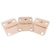 TOSICAM 3-Piece Guitar Neck Shim, Made In Canada from Solid Maple Wood, Bolt-On Neck Bolts, 0.25, 0.5, and 1 Degree