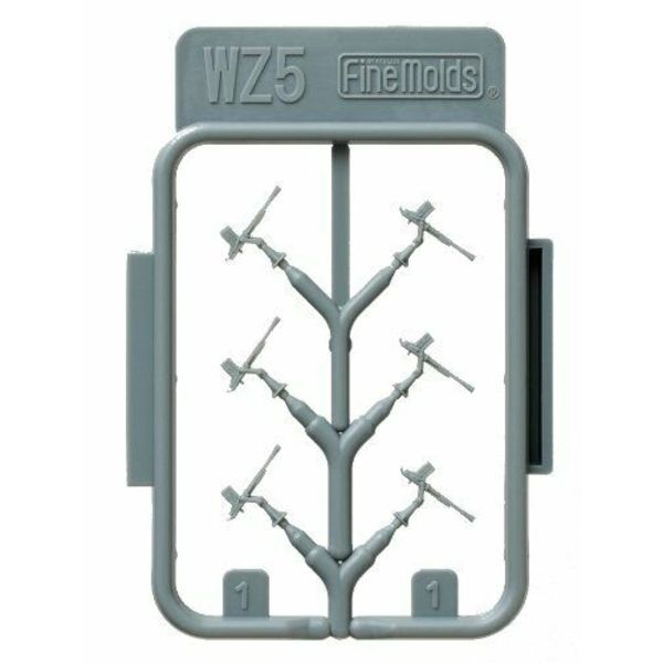 Fine Molds WZ5 Type96 25mm Single Gun Set Plastic Model Kit NEW from Japan