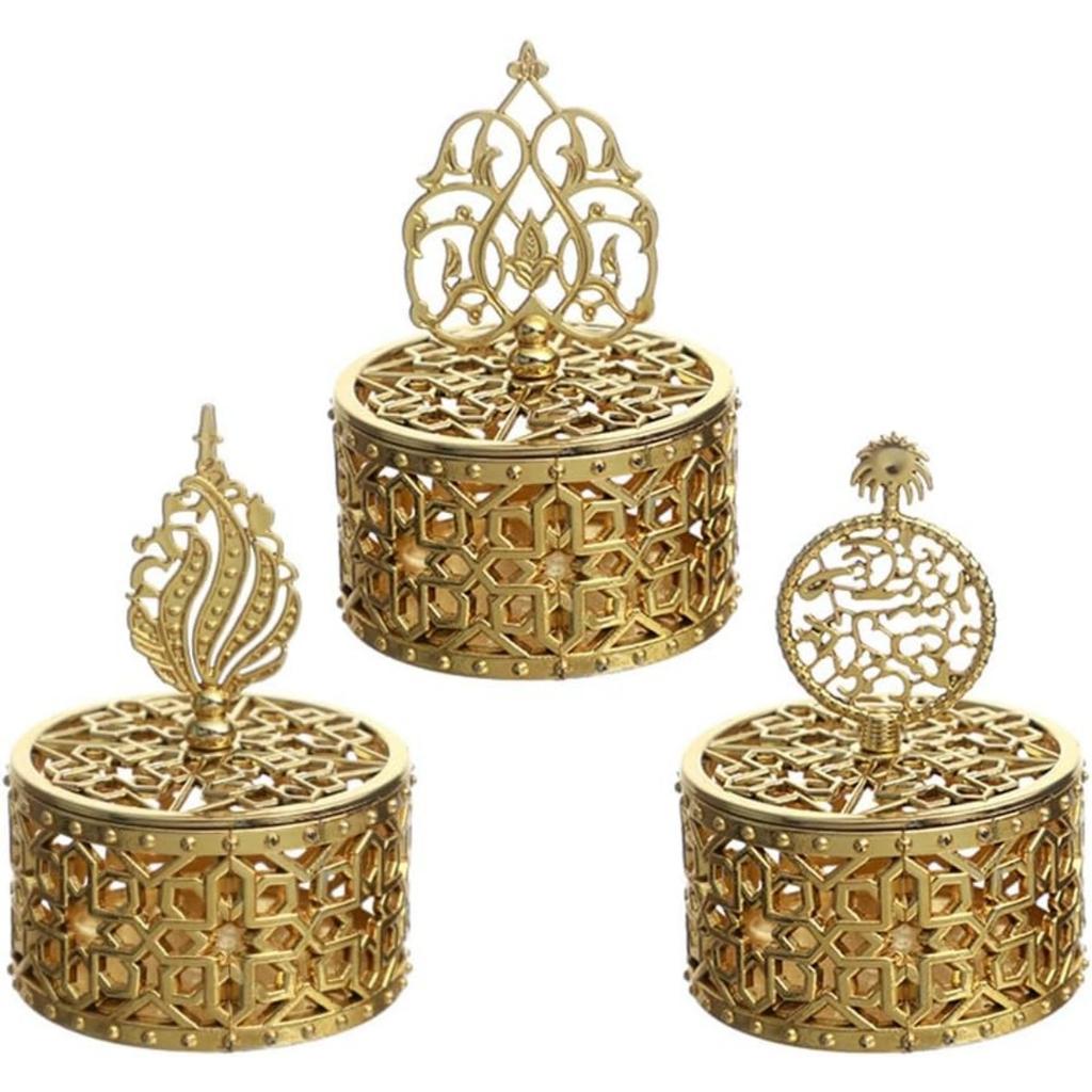 Коробки для конфет с крышкой, контейнеры для конфет на Рамадан, Ид Мубарак, декор для исламской вечеринки, коробки для сладостей, коробки для свадебных подарков, контейнеры, банки для конфет для вечеринки, 12 шт.
