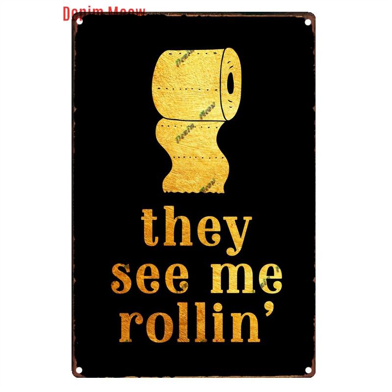 Смешная персонализированная туалетная комната, металлические жестяные таблички, винтажная табличка для туалета, настенное искусство в туалете, декор ванной комнаты, таблички для туалета, WY156