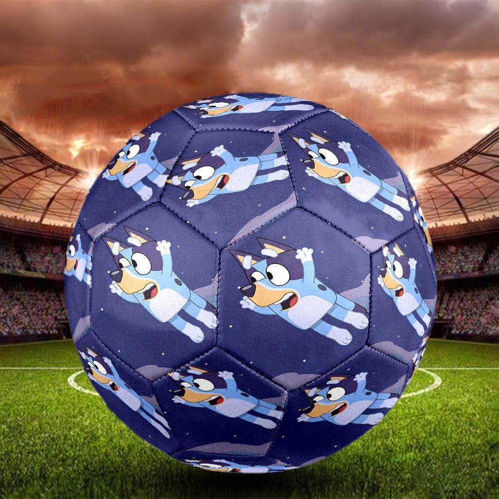 Bluey Theme Size 5 Soccer Ball, Suitable for Both Indoor and Outdoor Matches, a Gift Suitable for Everyone.