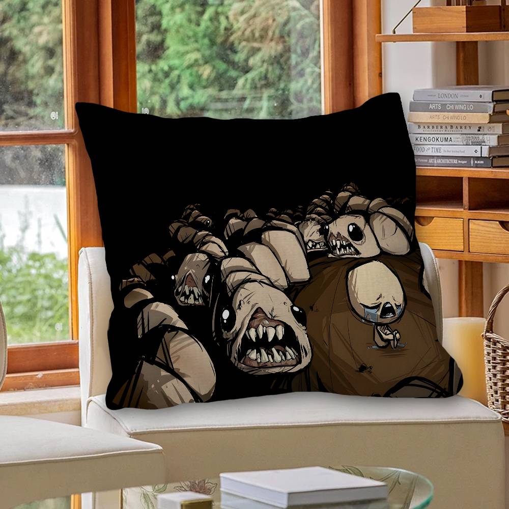 Game The Binding Of Isaac Cushion Cover Car Throw Pillow Case For Sofa Car Christmas Gift 40x40cm 45x45cm