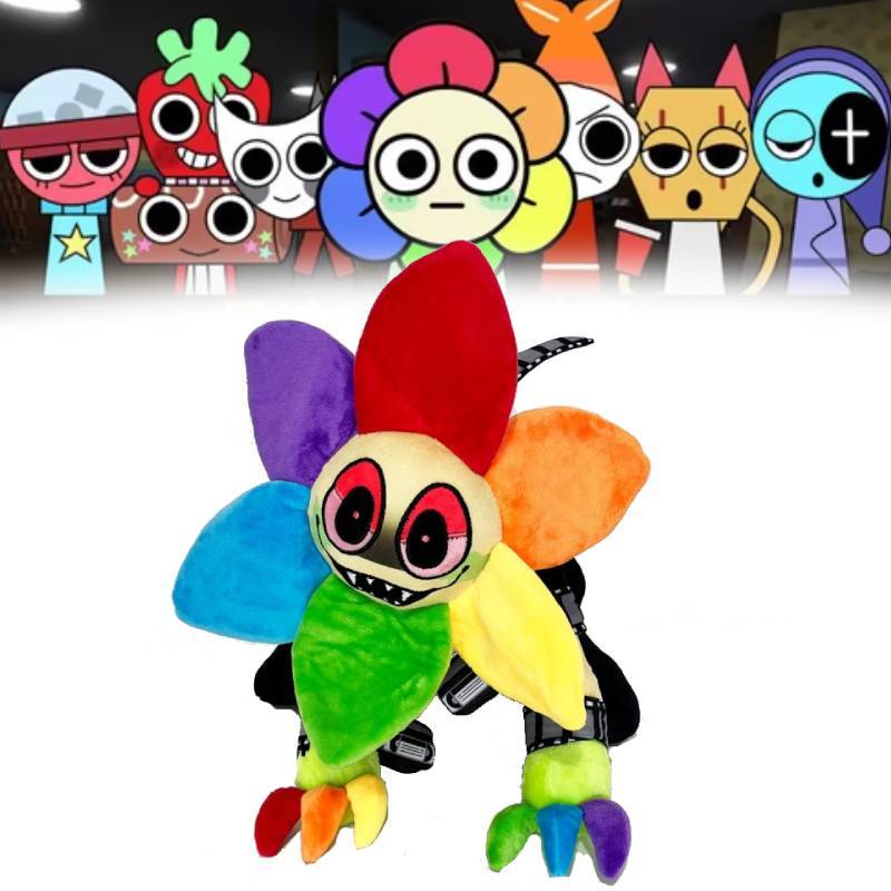Dandys World Gourdy Sunflower Cartoon Plush Figure With Waterresistant Material For Gift And Decor