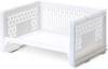SankoPlastic L Низкий ящик для хранения x x Сделано в Simple e-Rack Unit, 36,3 см (W) 28,8 см (D) 18,3 см (ЧАС), Белый, Япония. Штабелируемый, Организующий, Экономичный по пространству,