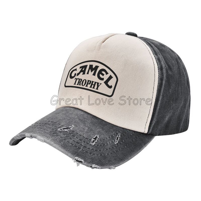 Кепка-бейсболка с принтом Camel Trophy, унисекс, регулируемая, с застежкой snapback, винтажная, из стираного хлопка, ковбойская кепка, ретро, козырек от солнца