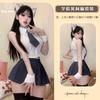 Sex Underwear Pure Love School Girl Chiffon Shirt Split Uniform Temptation Free Pure Desire College JK Short Skirt Suit Women