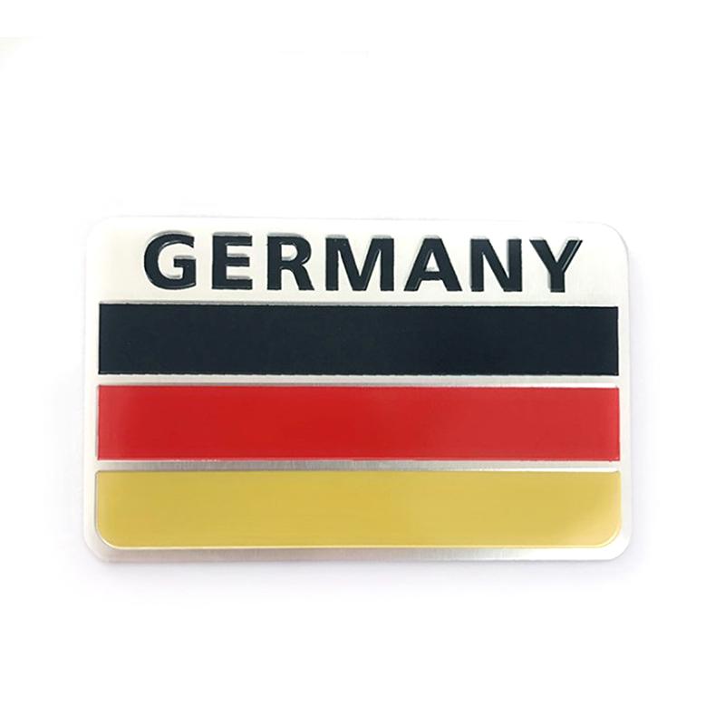 1 шт. Металл 3D Германия Немецкий Флаг Значок Эмблема Deutsch Автомобиль Наклейка Наклейка