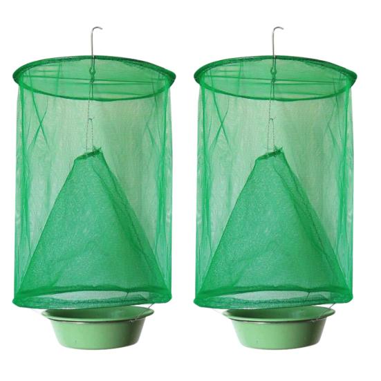 1/2/3/4 шт. многоразовая подвесная складная домашняя ферма, ловушка для мух, ловушка для насекомых, клетка-сетка