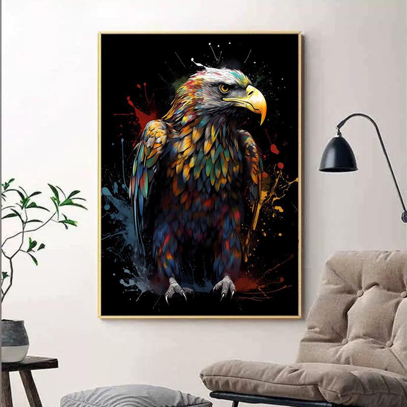 Сурикат Слон Морская Выдра Лев Красочные Животные С Капает Плакат Холст Картина Симпатичные Животные Настенное Искусство Для Комнаты Домашний Декор