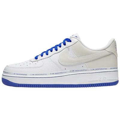 Uninterrupted x Air Force 1 Low QS More Than Унисекс Кроссовки Белый Гоночный-синий CQ0494-100
