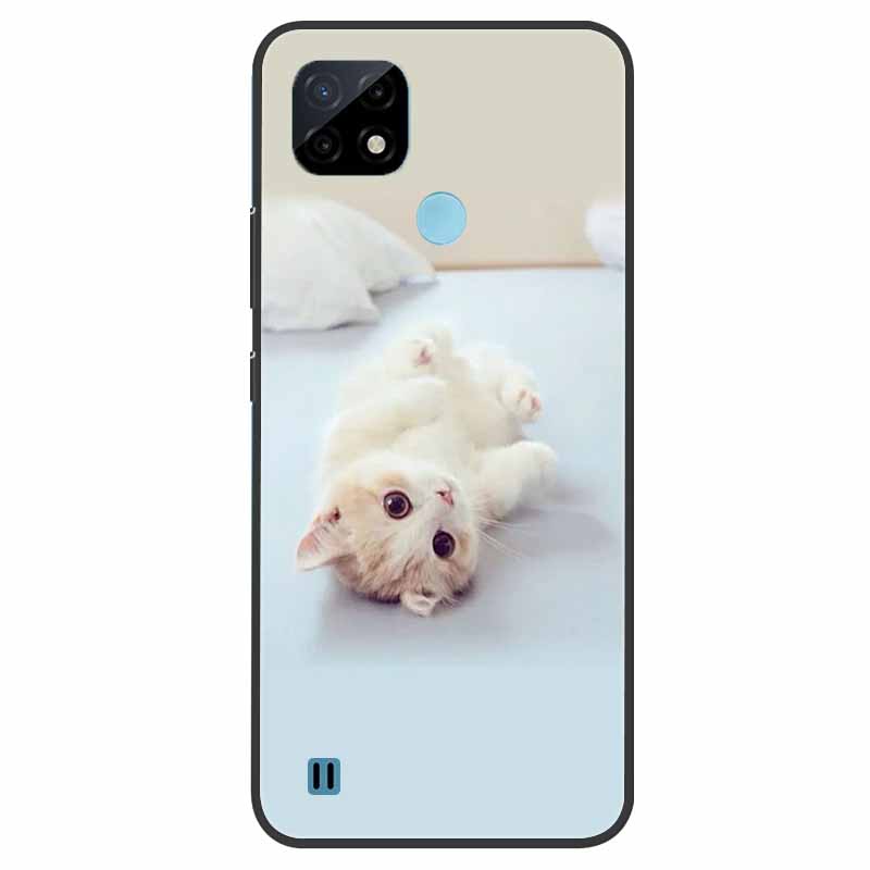 Для Realme C21 чехол противоударный мягкий силиконовый чехол из ТПУ для Realme C31 C21Y C25S C25 чехлы для телефонов Realme C21 C31 милый мультфильм