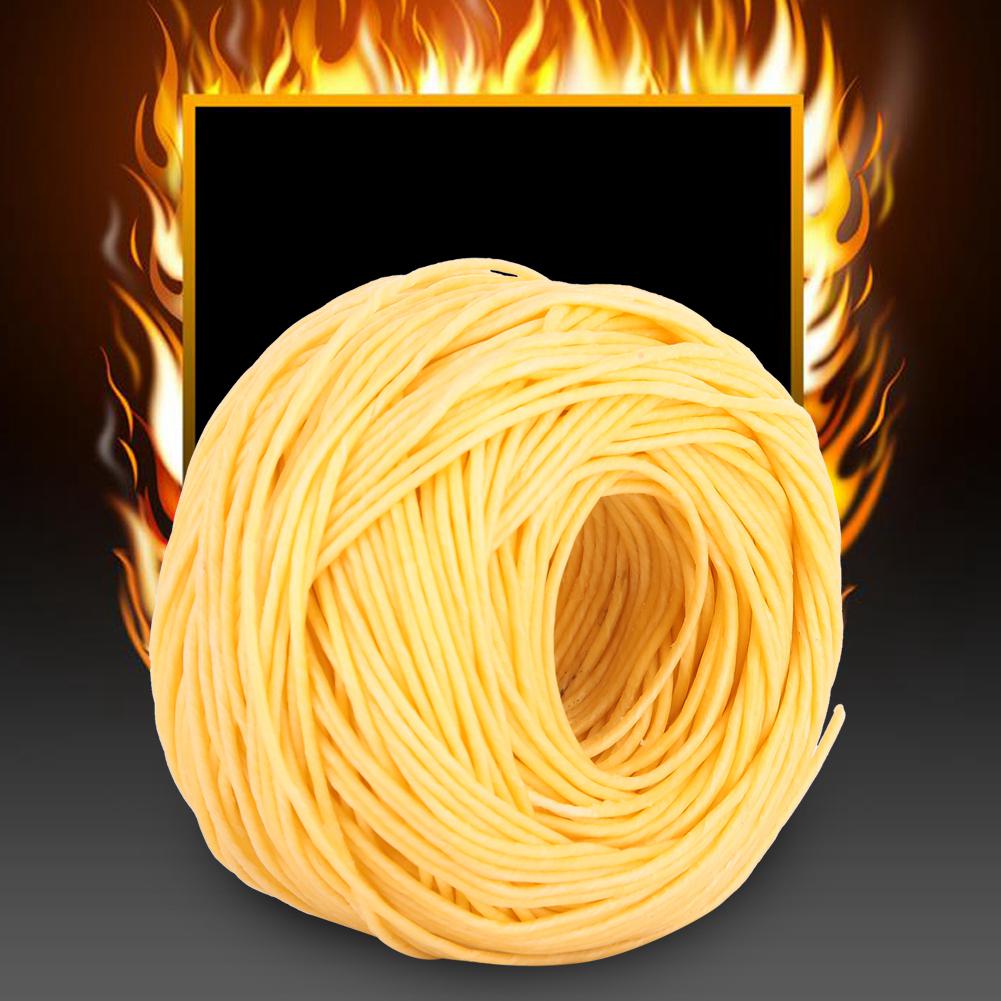 Волокнистый фитиль из натурального пчелиного воска, фитиль для свечи своими руками, 200 футов ароматического фитиля для свечи (Свет)