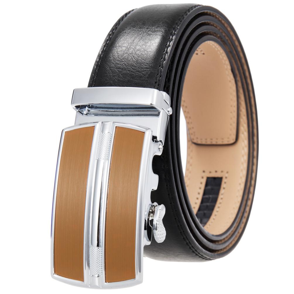 5шт. Ремень с автоматической пряжкой, воловья кожа, ремень, мужской Ly36-0257-1