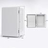 Outdoor Sealed Electrical Plastic Enclosure ABS with Hasp Distribution Box Transparent Cover IP66 Waterproof