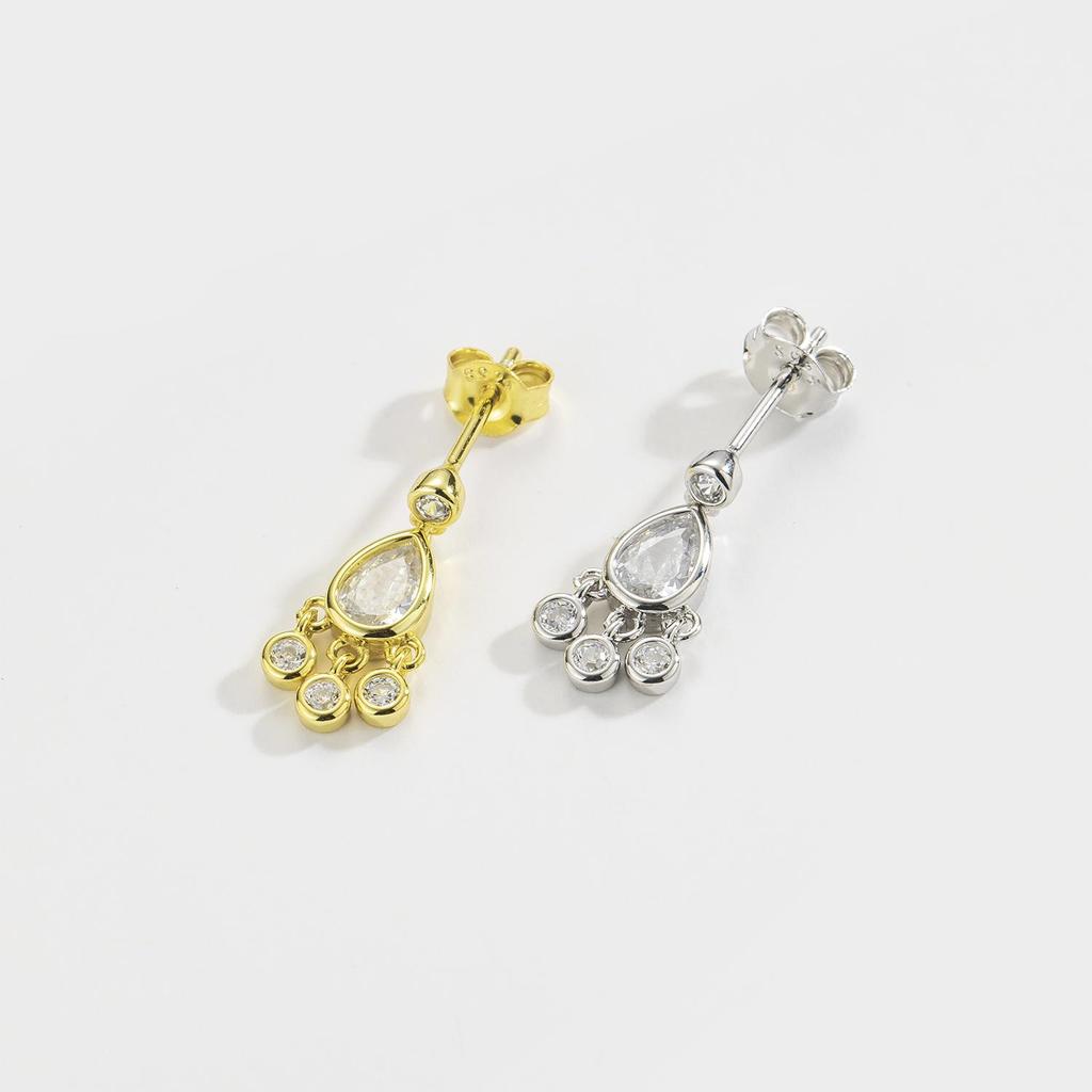 ANDYWEN 100% стерлингового серебра 925 пробы, золотые пряные серьги-цепочки, овальные серьги-шкафчики, женские серьги Pendientes, роскошные изящные ювелирные изделия