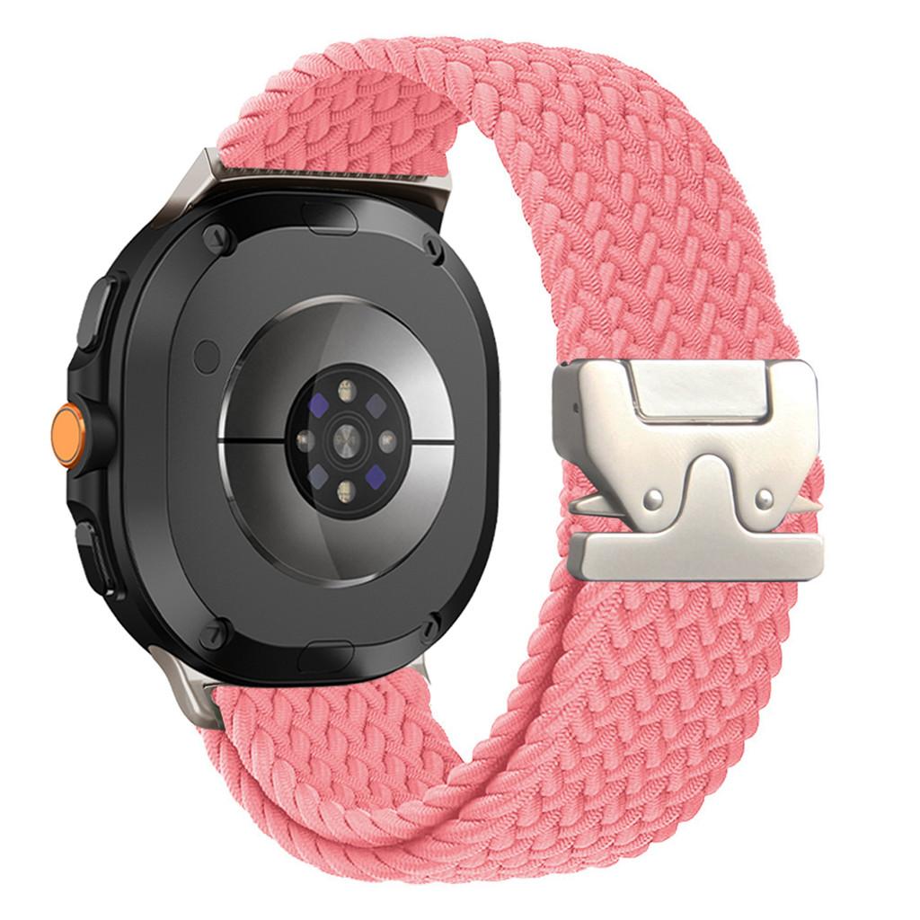 Парашютная пряжка Эластичный нейлоновый ремешок для Samsung Galaxy Watch 8 40/44 мм Ремешок для Galaxy 8 Classic 46 мм Спортивный Люксовый Браслет