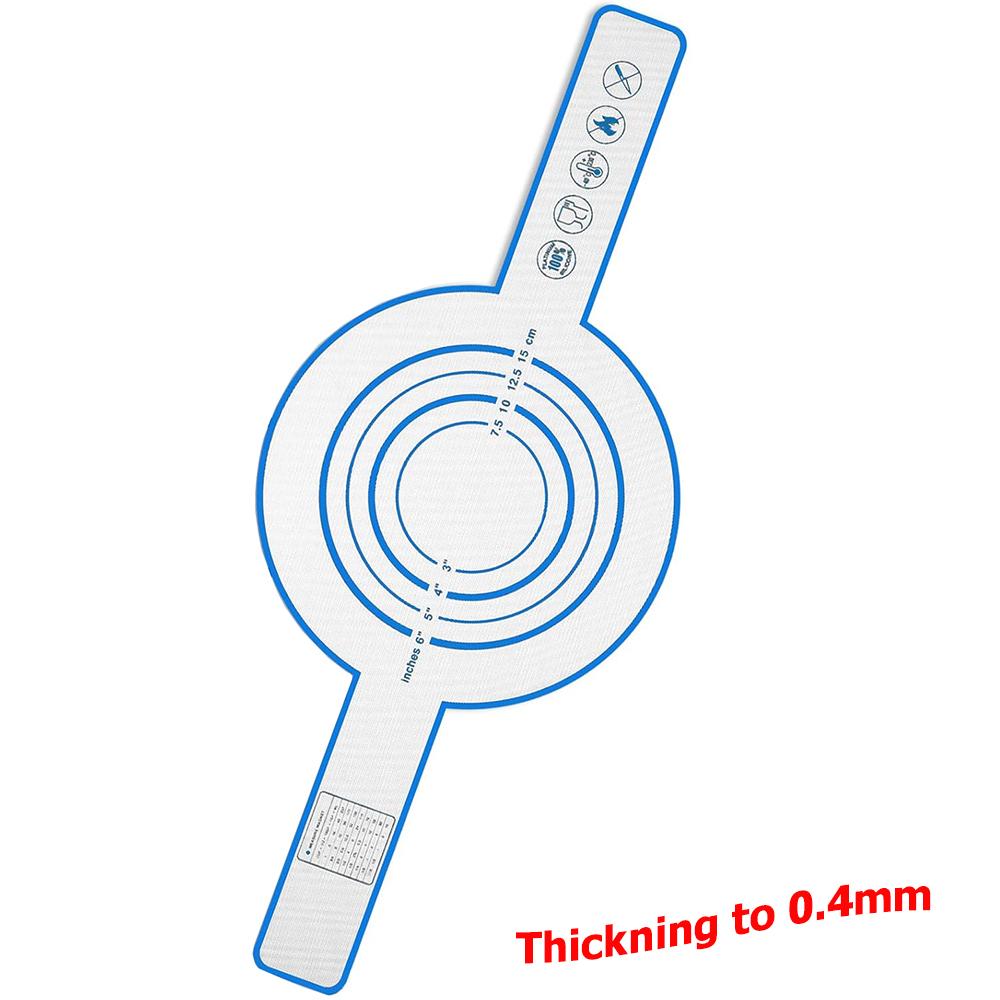 LMETJMA Silicone Bread Sling for Dutch Oven Non-stick Bread Baking Mat with Long Handle Heat Resistant Dutch Oven Liners JT300