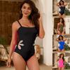 New One-piece Swimming Costume Women, Sexy Hollow Halter Bikini Swimsuit