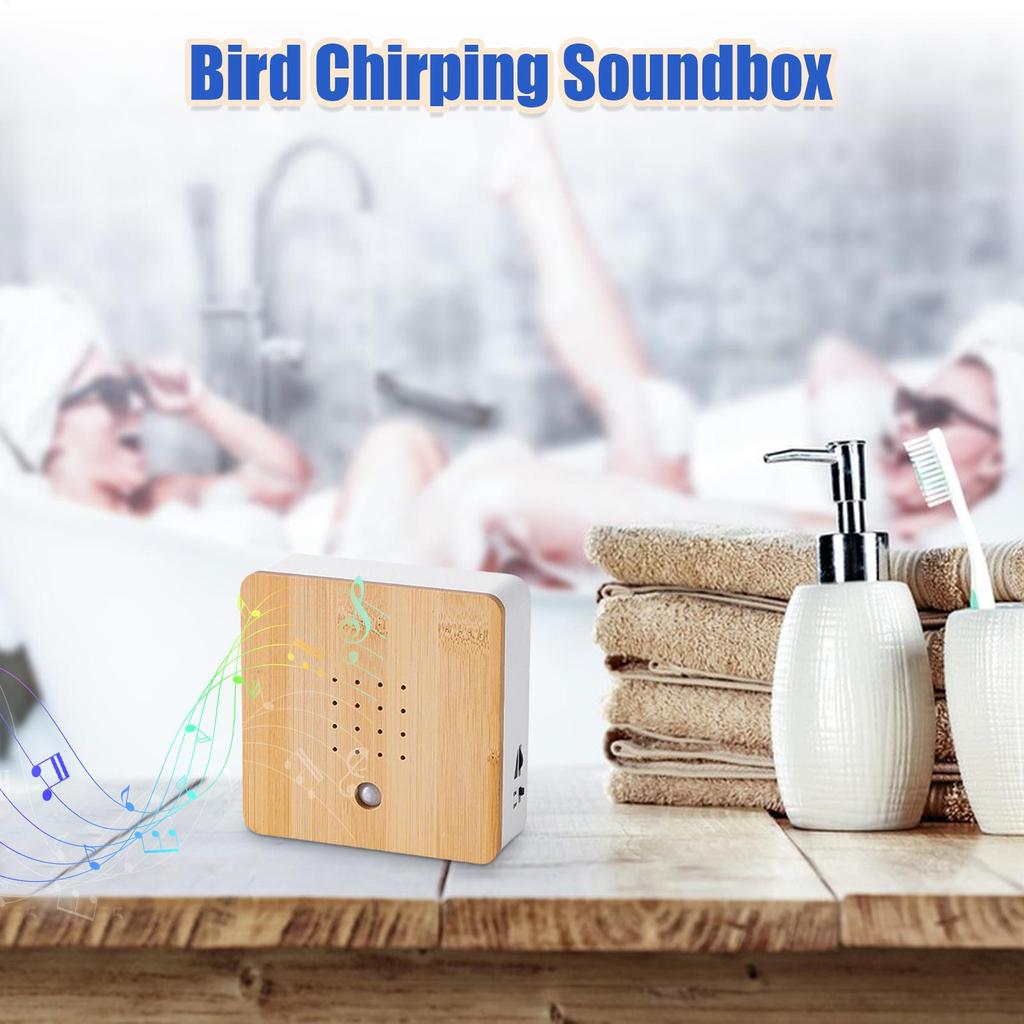 Bird Sound Box Motion Sensor Bird Singing Speaker Nature Sounds Versatile Smart Animal Noise Machine for Sleep Meditation Spa