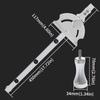 Universal Table Saw Miter Gauge Assembly Aluminum Angle Push Ruler Quick Positioning with 27 Angle