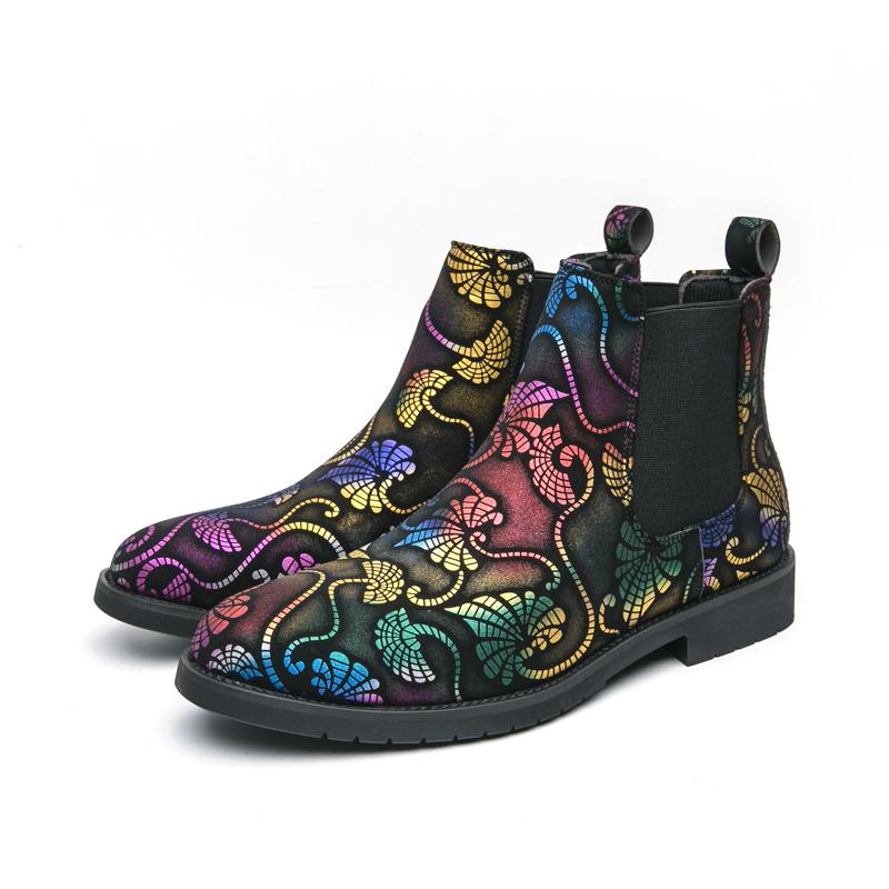 Мужская повседневная кожаная обувь, нескользящая износостойкая обувь, модная многоцветная удобная плоская повседневная обувь без застежек, большой размер 38-48