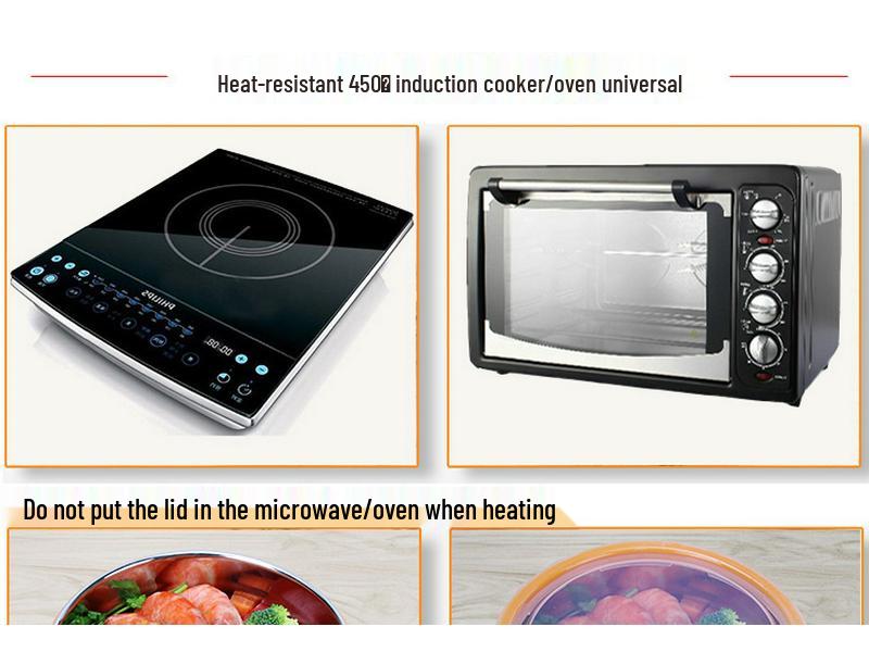 Герметичный ланч-бокс из нержавеющей стали 304 и банка для сохранения свежести для хранения продуктов и приготовления лапши быстрого приготовления