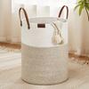 Dirty Clothes Hamper with Handle Large Capacity Strong Load-bearing Breathable Foldable Laundry Basket Clothes Blanket