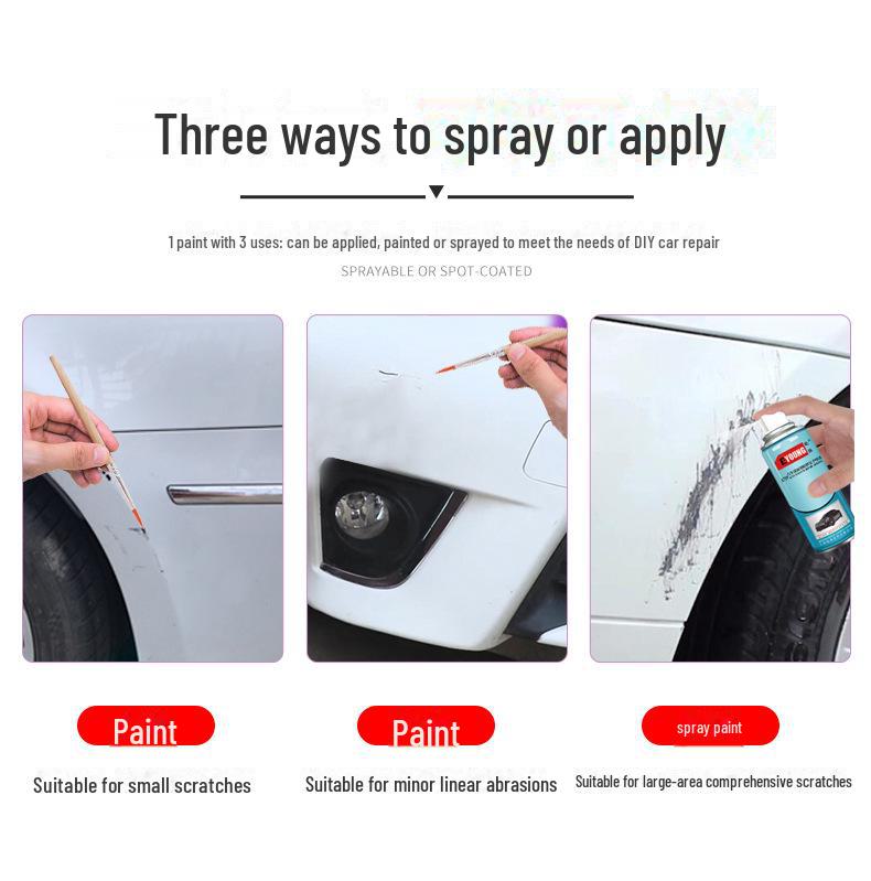 Ремонт царапин на лакокрасочном покрытии автомобиля Geely Emgrand - самораспыляющаяся краска Ice Crystal White, Smoke Grey, Amber Gold, Vienna Gold.