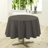 Nappe Ronde Unie 180 Cm ESSENTIEL Coloris Taupe