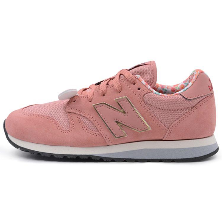 New Balance Nb 520 Удобная Ткань Синтетическая Кожа Низкий Верх Повседневные Кроссовки для Бега Женские кроссовки Розовый WL520AA