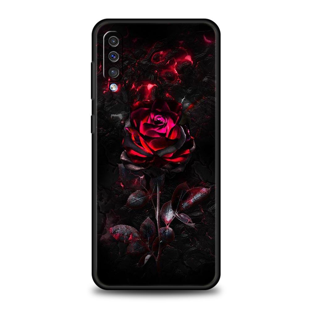 Красивый чехол для телефона с цветком розы для Samsung Galaxy A52 5G A12 A70 A50 A40 A20s A30 A10s A20e A10 A22 A72 A32 A02 A42 A04S
