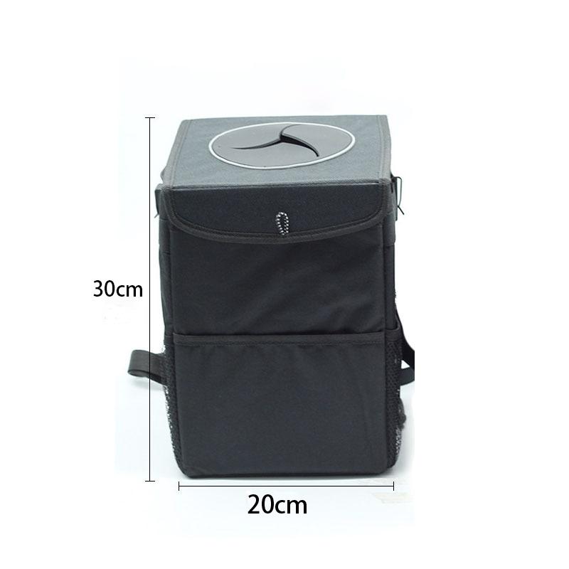 Водонепроницаемый автомобильный мусорный бак для хранения мусора, портативный многофункциональный органайзер для мусора, закрывающийся складной интерьер, авто