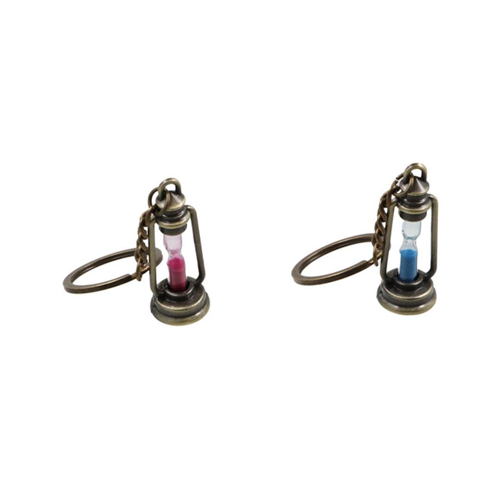 Металлическое ремесло Металлический брелок-песочные часы Ретро автомобиль Подвеска-песочные часы Украшение-песочные часы