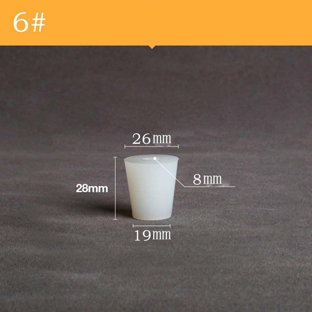 Hollow Water Pipe Wide Mouth Bottle Silicone Fermenter Cover Silicone Plug Test Tube Bottle Stopper