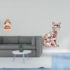 Фигурка кошки из смолы Статуэтка животного-матери Коллекционная Подарок на день рождения Скульптура Декоративное искусство Ремесло