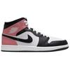 Jordan 1 Mid Белый Ржаво-розовый Черный Jordan DQ8426-100