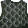 Kaslead New Arrival Women's Clothing Fashion Style Fashion Minimalist Diamond Pattern Knitting Vest 3920179