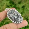 Daughters Day Sale 925 Silver Pinolith Jasper Stone Engagement Pendant Jewelry