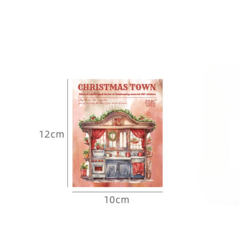 10 шт./упак. Цветочные наклейки на окна из ПЭТ-пластика, светящиеся ракушки, сделай сам, скрапбукинг, коллаж, канцелярские принадлежности, эстетика, наклейки для декора