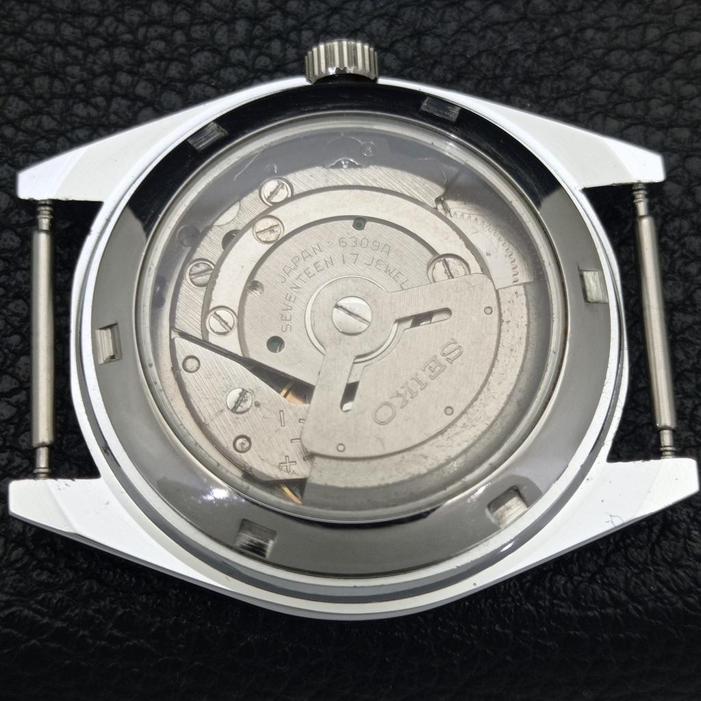 ЯПОНИЯ ВИНТАЖНЫЕ ВОССТАНОВЛЕННЫЕ МУЖСКИЕ СЕРЕБРИСТЫЕ ЧАСЫ SEIKO 5 AUTOMATIC 6309A a440869-4